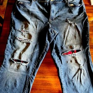 Maurice’s Buffalo plaid jeans
